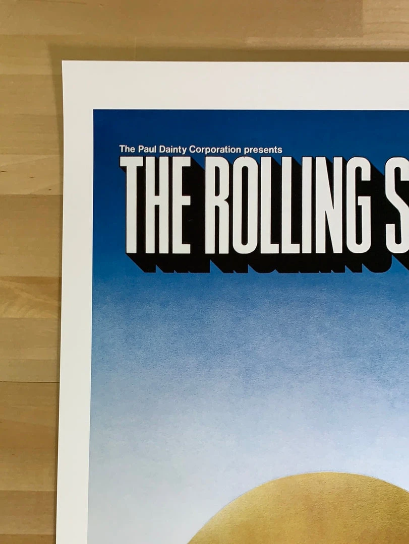 Gig Posters Rolling Stones - 1973 Ian McCausland Poster Auckland, NZ 5 Gig Posters Rolling Stones - 1973 Ian McCausland Poster Auckland, NZ