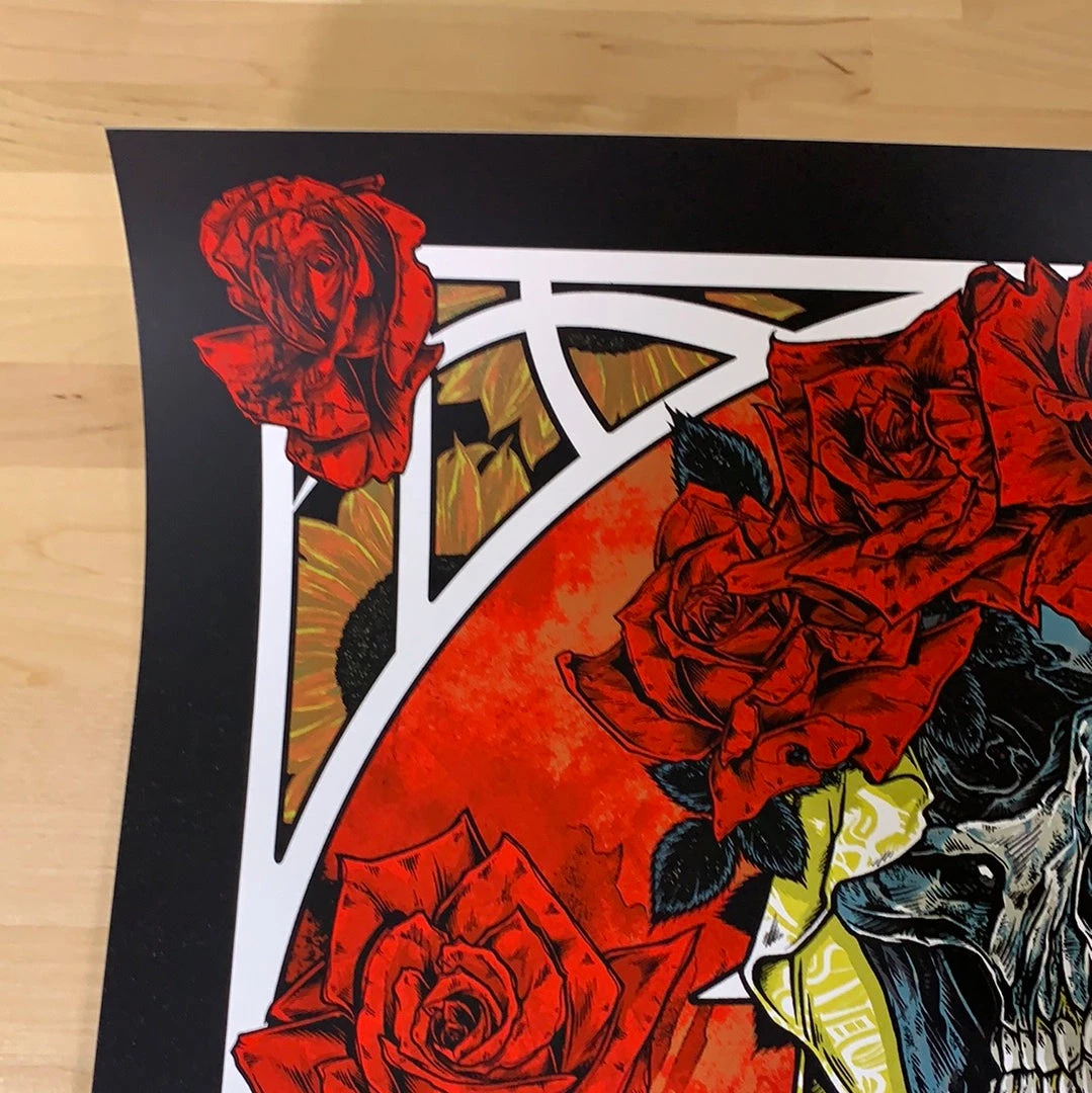 Grateful Dead - 2021 Rhys Cooper Poster Art Print 1st Ed Gig Posters 4 Grateful Dead - 2021 Rhys Cooper Poster Art Print 1st Ed Gig Posters