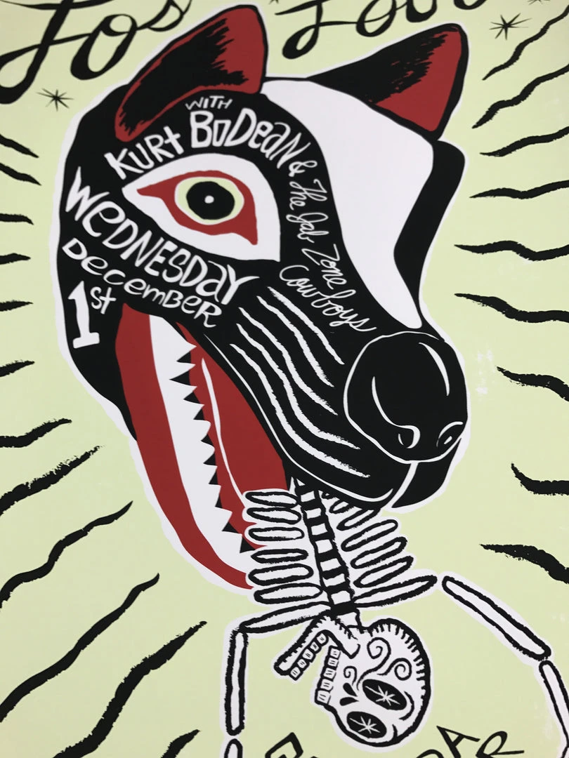 Los Lobos - 2010 Carlos Hernandez Poster Dallas, TX, Granda Theater 5 Los Lobos - 2010 Carlos Hernandez Poster Dallas, TX, Granda Theater