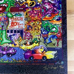 Colorado Leftover Salmon & Friends - 2009 Scramble Campbell Rizzi Poster Denver, CO Ogden Theatre 12 Colorado Leftover Salmon & Friends - 2009 Scramble Campbell Rizzi Poster Denver, CO Ogden Theatre