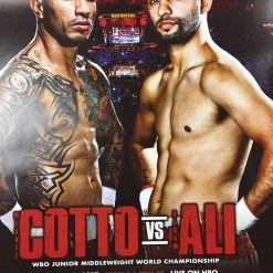 Sold Out Posters Boxing - 2017 Cotto Vs Ali World Championship Poster