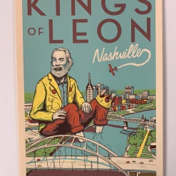 Kings Of Leon - 2017 Dan Grissom Poster Nashville, TN First Park 9 Kings Of Leon - 2017 Dan Grissom Poster Nashville, TN First Park