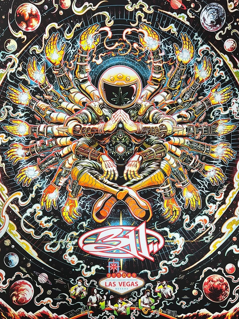 311 - 2022 Miles Tsang Poster Las Vegas, NV S/N Gig Posters 3 311 - 2022 Miles Tsang Poster Las Vegas, NV S/N Gig Posters