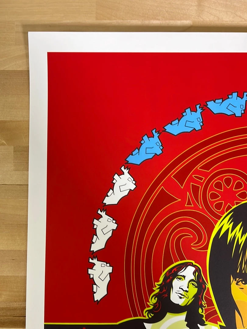 Red Hot Chili Peppers - 2001 Craig Phillips Poster Stafford, UK Weston Park 5 Red Hot Chili Peppers - 2001 Craig Phillips Poster Stafford, UK Weston Park