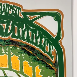 Northwest String Summit - 2010 Mike Distante Poster Plains, OR Horning's Hideout