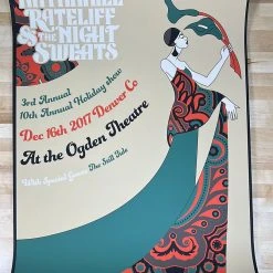 Sold Out Posters Colorado Nathaniel Rateliff & The Night Sweats - 2017 Poster Denver, CO 12/16