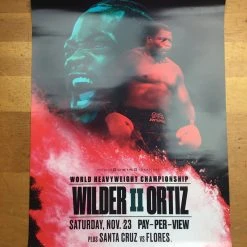 Sold Out Posters Boxing - 2019 Poster Wilder Vs Ortiz 2
