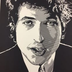Gig Posters The Icon (Bob Dylan) - 2011 Joshua Budich Poster Art Print