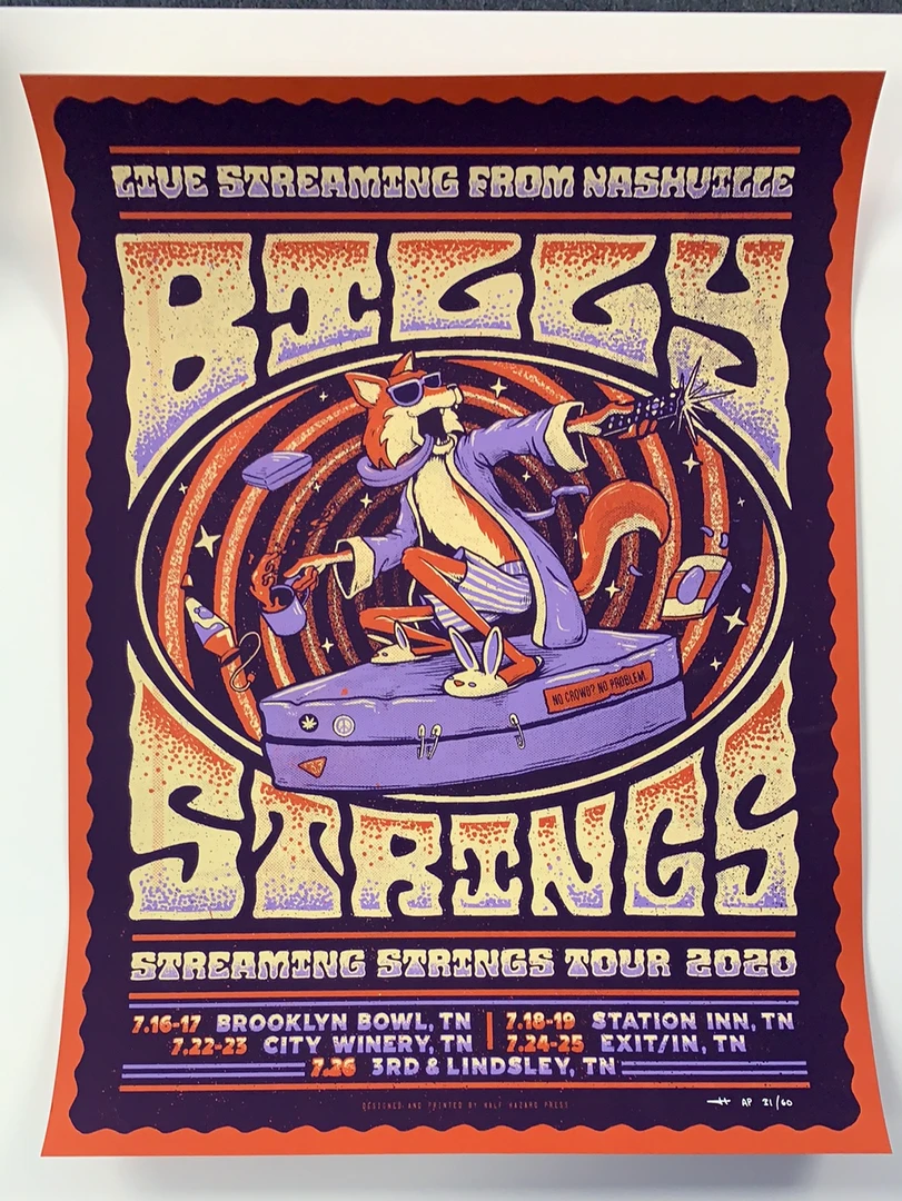 Half Hazzard Press Billy Strings - 2020 Half Hazard Poster Streaming Strings Surprise 4 Half Hazzard Press Billy Strings - 2020 Half Hazard Poster Streaming Strings Surprise