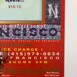 MHP 27 Merle Haggard - 1997 Lee Conklin Poster Maritime Hall San Fran 1st Gig Posters