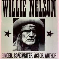 Willie Nelson - 2005 Franks Brothers Poster Smithville, Texas