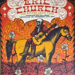 Gig Posters Eric Church - 2021 Status Serigraph Poster Knoxville, TN