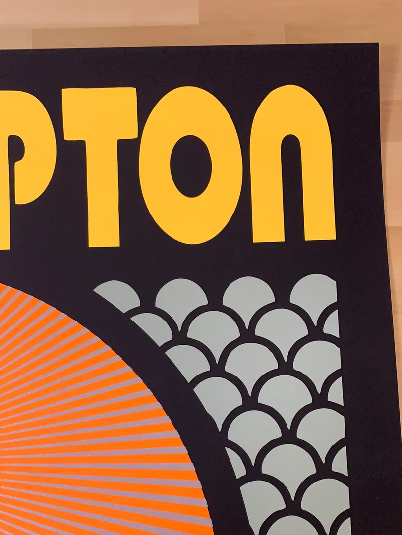 Eric Clapton - 2019 Scrojo Poster USA Tour Vegas, Phoenix, San Fran Gig Posters 6 Eric Clapton - 2019 Scrojo Poster USA Tour Vegas, Phoenix, San Fran Gig Posters