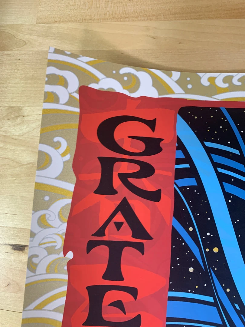 Grateful Dead - 2020 Todd Slater Poster Gold Foil Edition #1/150 5 Grateful Dead - 2020 Todd Slater Poster Gold Foil Edition #1/150