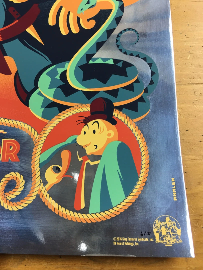 Art Prints Popeye The Sailor Meets Sindbad The Sailor - 2014 Tom Whalen Poster Foil Green V 6 Art Prints Popeye The Sailor Meets Sindbad The Sailor - 2014 Tom Whalen Poster Foil Green V