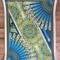 Half Hazzard Press Billy Strings - 2021 Half Hazard Poster Louisville, KY 5/21 Gig Posters