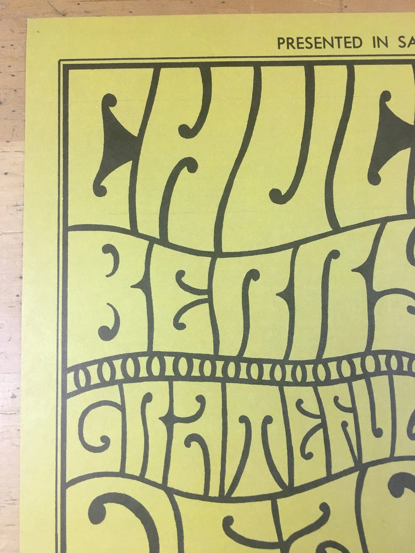 Grateful Dead Chuck Berry - 1967 Wes Wilson Poster San Francisco, CA Fillmore Au 9 Grateful Dead Chuck Berry - 1967 Wes Wilson Poster San Francisco, CA Fillmore Au