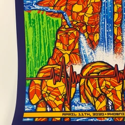 Pearl Jam - 2020 Brad Klausen Poster Phoenix, AZ 1st Ed Gila River Arena Gig Posters