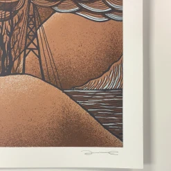 Gig Posters Big Business - 2009 Drew Millward Poster Boise, ID Neurolux