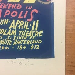 Gig Posters Dosh - 2010 Jay Ryan Poster Minneapolis, MN