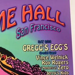 The Artworks MHP 122 - 2001 Poster Maritime Hall San Fran 1st Gig Posters