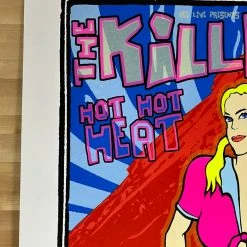 Colorado The Killers - 2007 Lindsey Kuhn Poster Red Rocks Morrison, CO