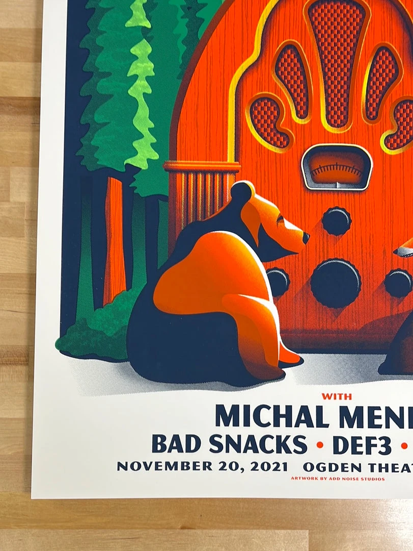 Colorado Late Night Radio - 2021 Mike Tallman Poster Denver, CO S/N 8 Colorado Late Night Radio - 2021 Mike Tallman Poster Denver, CO S/N