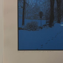 Quiet Snow Filled The Air - 2017 Dan McCarthy Poster, Art Print