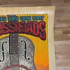 Crossroads Guitar Festival - 2007/2010 Chuck Sperry Poster, Eric Clapton Test Print