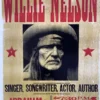 Willie Nelson - 2006 Hatch Show Print 2/12 Poster El Paso, Texas Abraham Chavez
