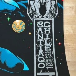 Gig Posters Metallica - 2022 Pitchgrim Poster Santiago, Chile