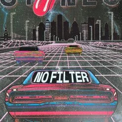 Sold Out Posters Rolling Stones - 2021 Poster Detroit, MI No Filter Tour Gig Posters
