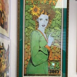 Colorado Greensky Bluegrass - 2017 Chuck Sperry Poster Red Rocks Morrison, CO FRAMED