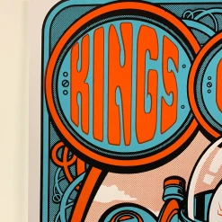 Kings Of Leon - 2017 Jesse Philips Poster Edmonton, AB Rogers Place