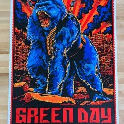 Green Day - 2009 Ken Taylor Poster Duluth, GA Gwinnett