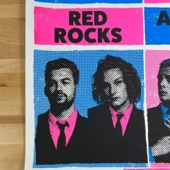 The 1975 - 2019 Brendan Moyles Dorney Poster Red Rocks Morrison, CO