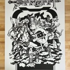 Ames Brothers Gig Posters Pearl Jam - 2014 Ames Bros Poster St. Paul, MN Xcel Energy Center NIGHT RAID