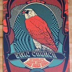 Eric Church - 2019 Status Serigraph Poster San Francisco, CA 2 Gig Posters