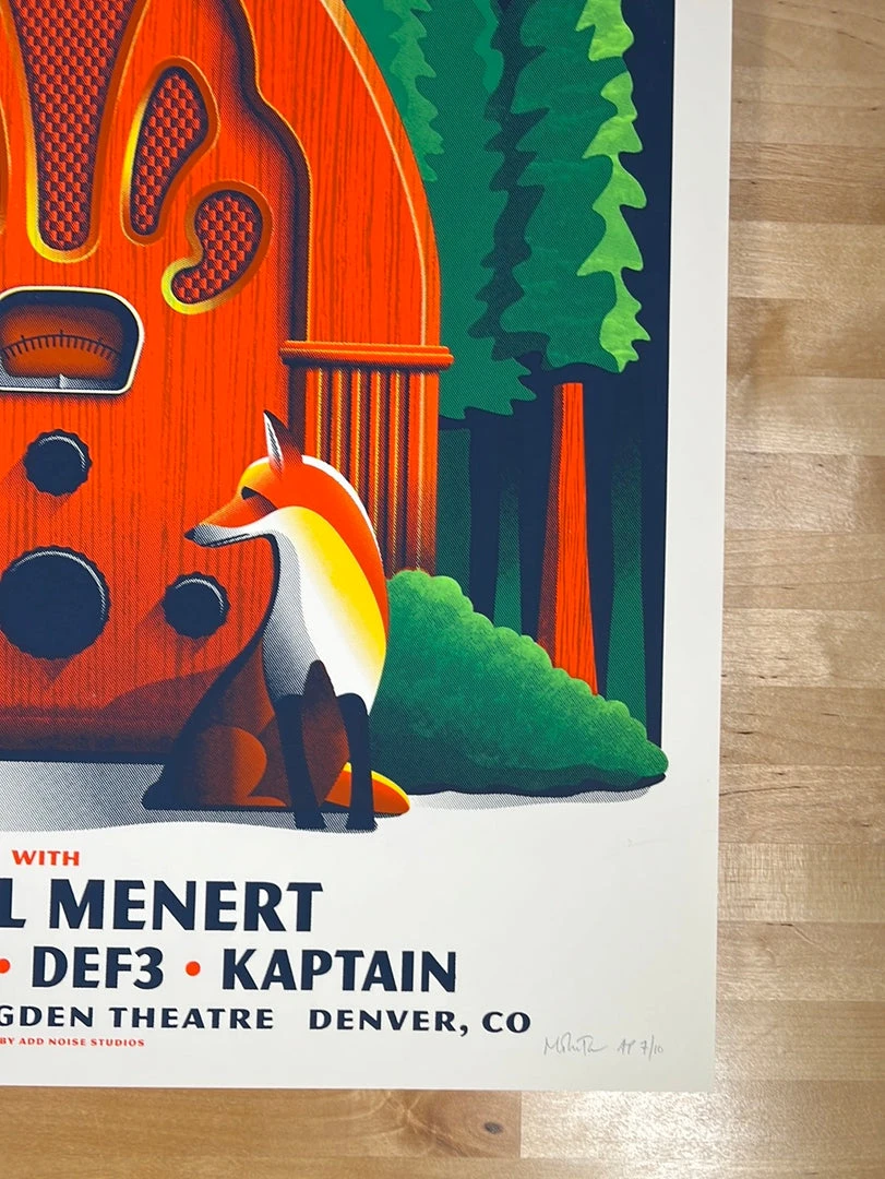 Colorado Late Night Radio - 2021 Mike Tallman Poster Denver, CO S/N 7 Colorado Late Night Radio - 2021 Mike Tallman Poster Denver, CO S/N