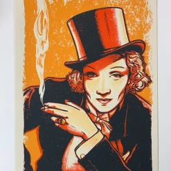 Lars Krause Marlene - 2015 Lars P Krause Poster Print Hollywood Icon Pin-Up's Art Prints