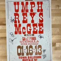 Mohawk Press Gig Posters Umphrey's McGee - 2013 Poster Buffalo, NY Band Signed 48/215