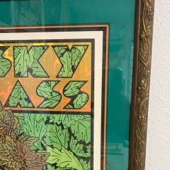 Colorado Greensky Bluegrass - 2017 Chuck Sperry Poster Red Rocks Morrison, CO FRAMED