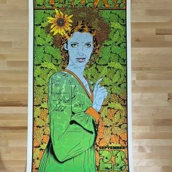 Colorado Greensky Bluegrass - 2017 Chuck Sperry Poster Red Rocks Morrison, CO AUTOGRAPHED