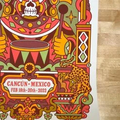 Gig Posters Dave Matthews Band - 2022 Bene Rohlmann Poster Cancun N2