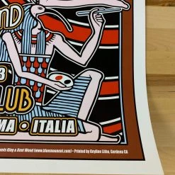 Gig Posters The White Stripes - 2003 Dennis Loren Poster Rome, ITA Hours Club