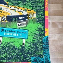 Umphrey's McGee - 2020 Status Serigraph Poster Toyota Park, IL Gig Posters