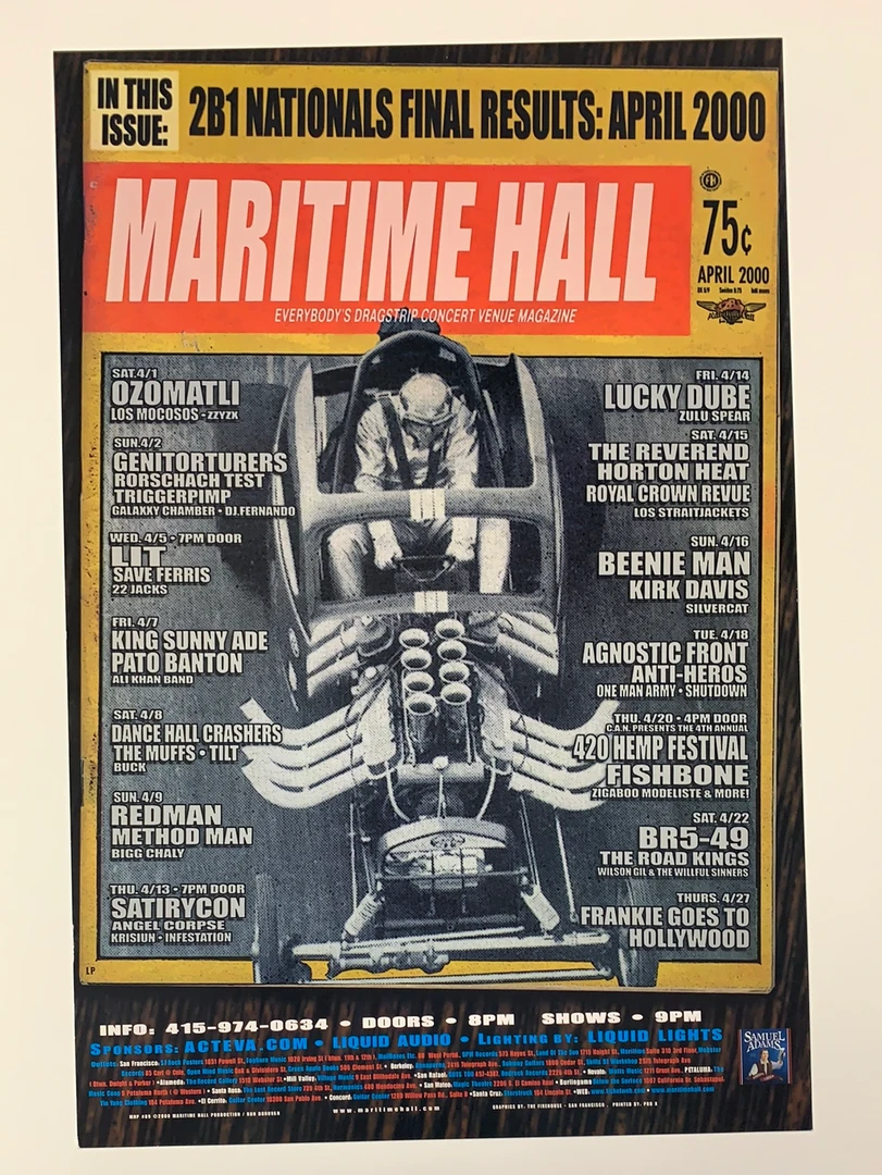 Ron Donovan MHP 89 Method Man Redman - 2000 Poster Maritime Hall San Fran 1st 4 Ron Donovan MHP 89 Method Man Redman - 2000 Poster Maritime Hall San Fran 1st