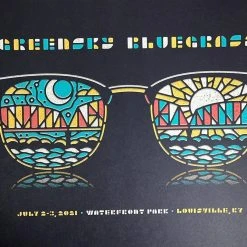 Greensky Bluegrass - 2022 DKNG Poster Louisville, KY Waterfront