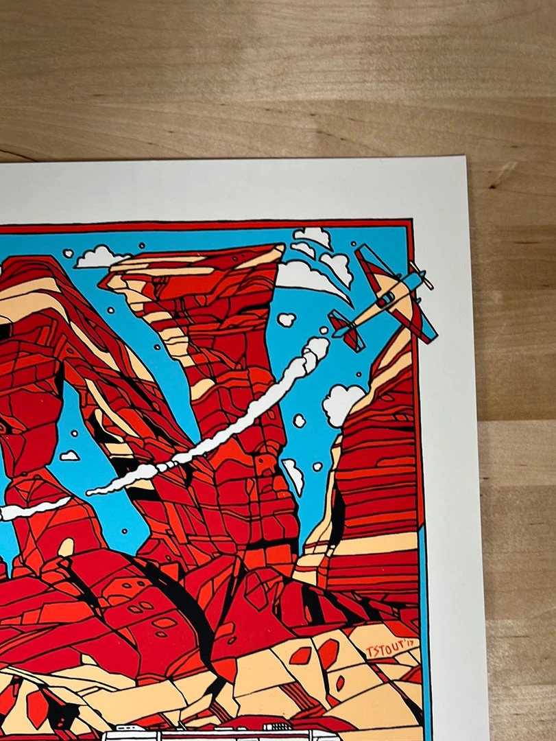 Ween - 2017 Tyler Stout Poster Red Rocks Morrison, CO Colorado 6 Ween - 2017 Tyler Stout Poster Red Rocks Morrison, CO Colorado