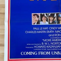 Sold Out Posters More American Graffiti - 1979 Original One Sheet Poster Movie Cinema Ron Howard Movie/TV Posters